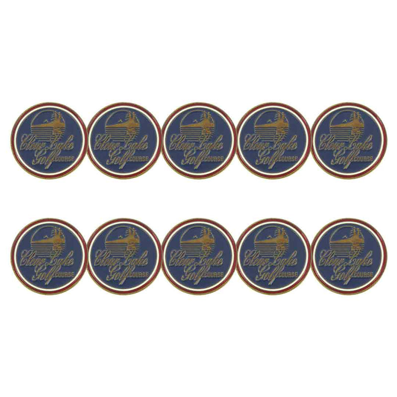 ahead - Clear Lake Golf Course Ball Markers (BM4R CLEARLI-NVY)