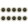 devant - Marqueurs de balle Cottonwood Golf &amp; Country Club (BM4R COTT 2 - WHT - BLK) 