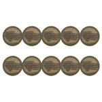 devant - Marqueurs de balles Country Meadows Golf Club (BM4R CREDOWS-BRASS) 