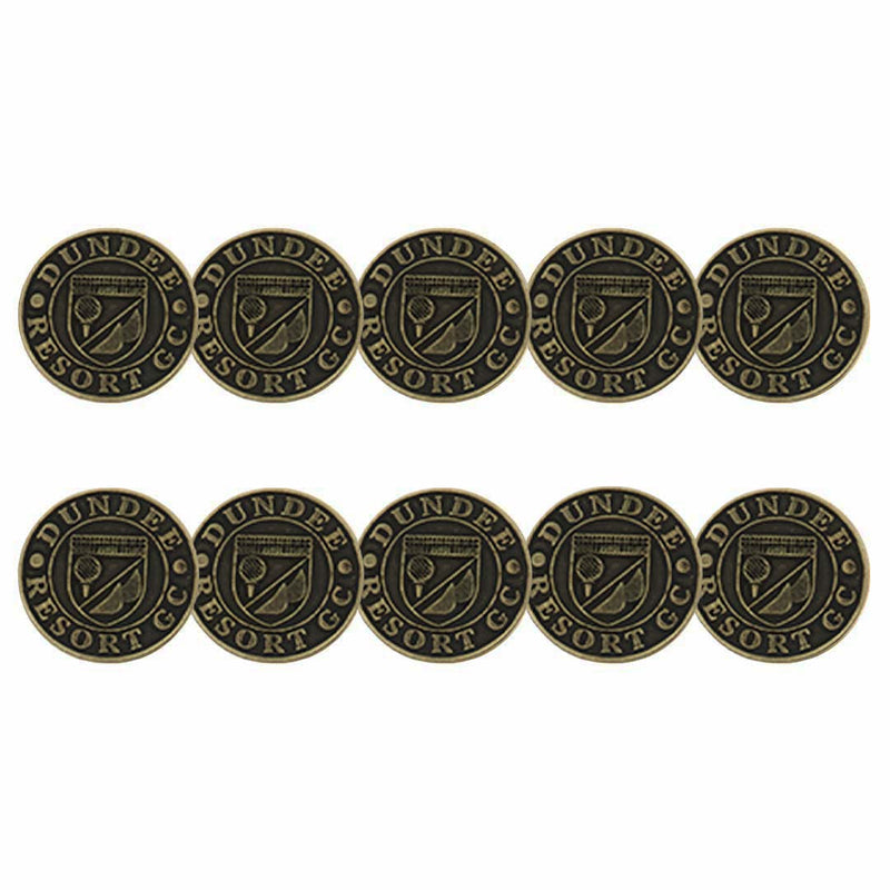 ahead - Dundee Resort & Golf Club Ball Markers (BM4R DUNDEE - BRASS)