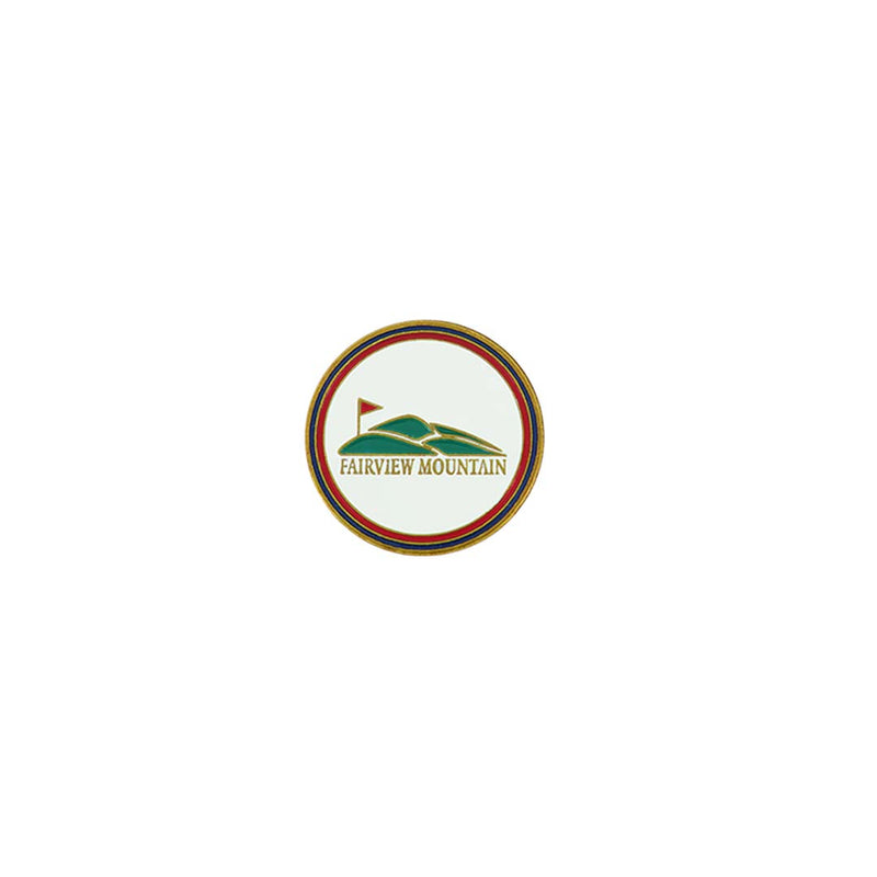devant - Marqueurs de balles Fairview Mountain Golf Club (BM4R FAIRVIEWMT - WHT) 