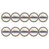 ahead - Golden Golf Club Ball Markers (BM4 GOLD - WHT)
