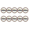 ahead - Golden Golf Club Ball Markers (BM4 GOLD - WHT)