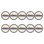 ahead - Golden Golf Club Ball Markers (BM4 GOLD - WHT)