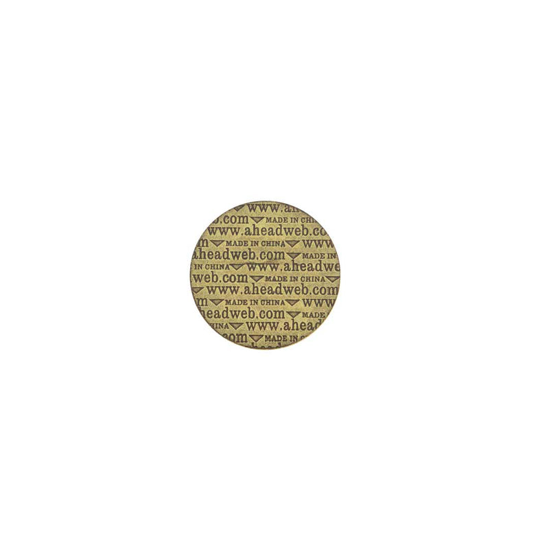 ahead - Golden Golf Club Ball Markers (BM4 GOLD - WHT)