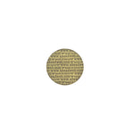 ahead - Golden Golf & Country Club Ball Markers (BM4 GOLD - BLKGRN)