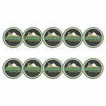 ahead - Golden Golf & Country Club Ball Markers (BM4 GOLD - BLKGRN)