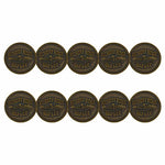 ahead - Hickory Ridge Golf & Country Club Ball Markers (BM4R HICK - BRASS)