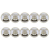 forward - Marqueurs de balle Highlands Golf Course Edmonton (HIGHGD - WHT - BLK)