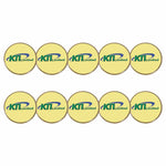 ahead - KTI Limited Golf Ball Markers (BM4R AMAZON 1 - WHTGRN)