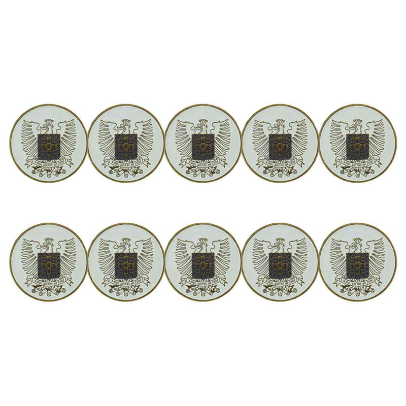 ahead - Laval Sur Le Lac Golf Ball Markers (BM4R LANAL - WHT)