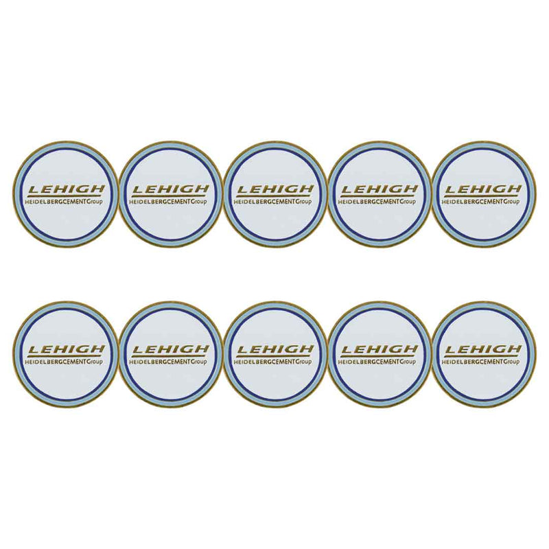 ahead - Lehigh Heidelberg Cement Group Ball Markers (BM4R LEHIGH - WHT)