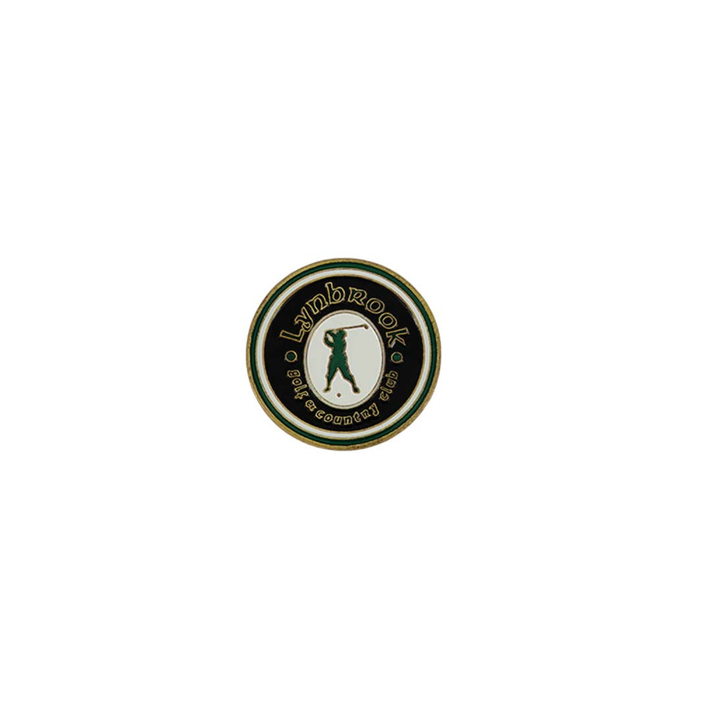 ahead - Lynbrook Golf and Country Club Ball Markers (BM LYN BROOK - BLKWHT)