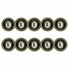 ahead - Lynbrook Golf and Country Club Ball Markers (BM LYN BROOK - BLKWHT)