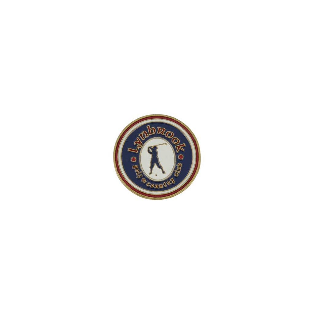 ahead - Lynbrook Golf and Country Club Ball Markers (BM LYN BROOK - NVYWHT)