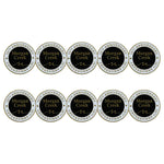 ahead - Morgan Creek Golf Course 10th Anniversary Ball Markers (BM4R MORGAN CCR-BLK-WHT)