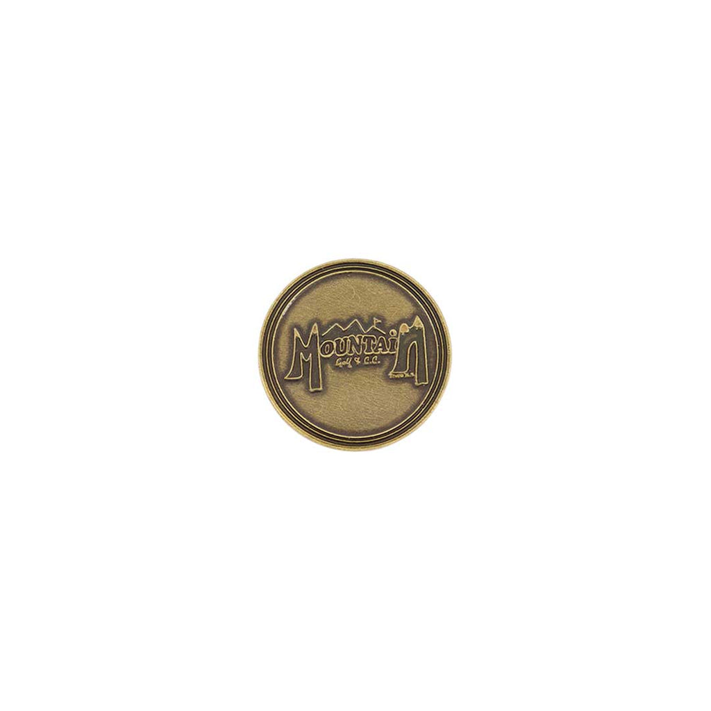 ahead - Mountain Golf Ball Markers (BM4 MOUNT - BRASS)