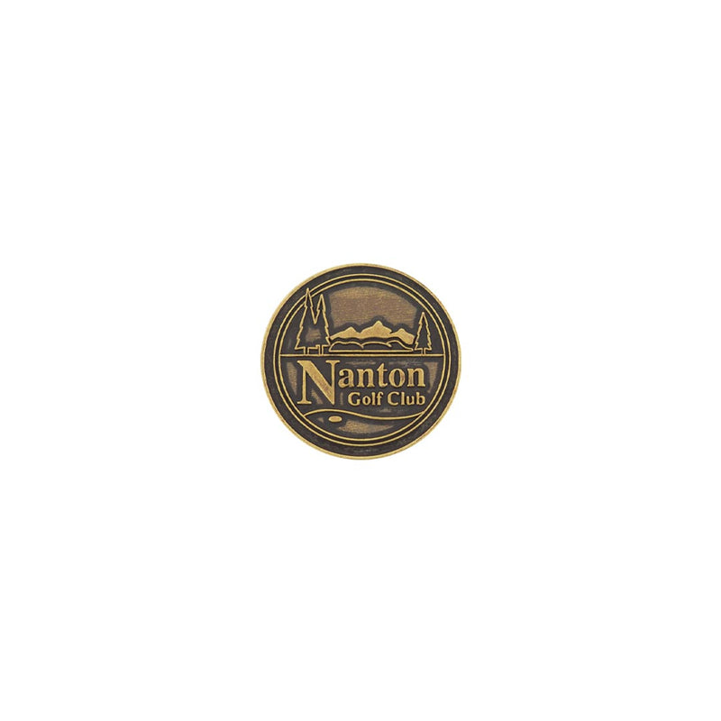 ahead - Nanton Golf Club Ball Markers (BM4R NANTON-BRSS)