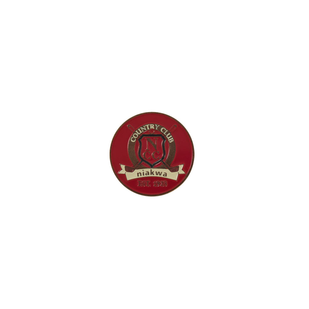 ahead - Niakwa Country Club Golf Ball Markers (BM NIAKWA - RED)