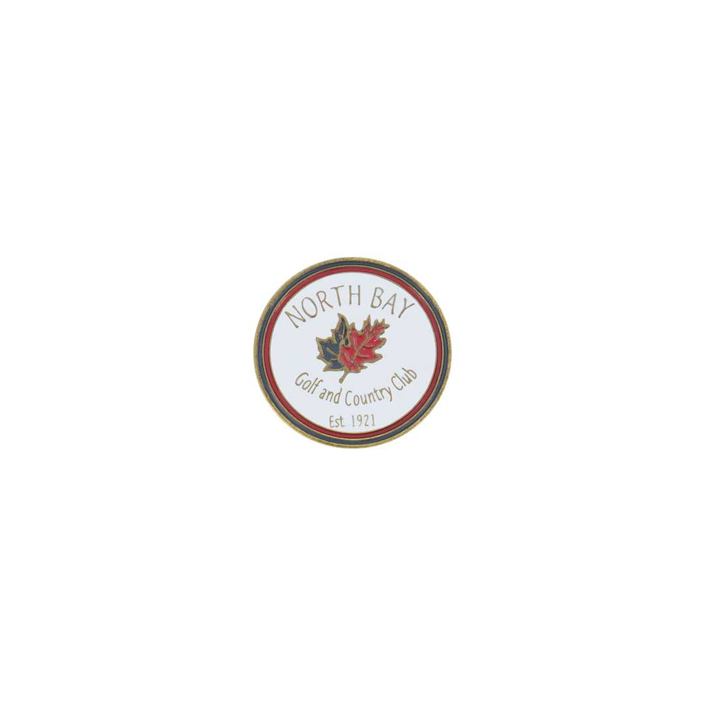 ahead - North Bay Golf & Country Club Ball Markers (BM4R NGBC NORTHBAY - WHT)