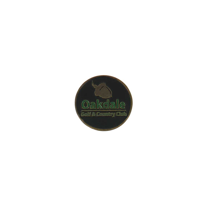 ahead - Oakdale Golf & Country Club Ball Markers (BMR4R OAKDALE-BLK-GRN)