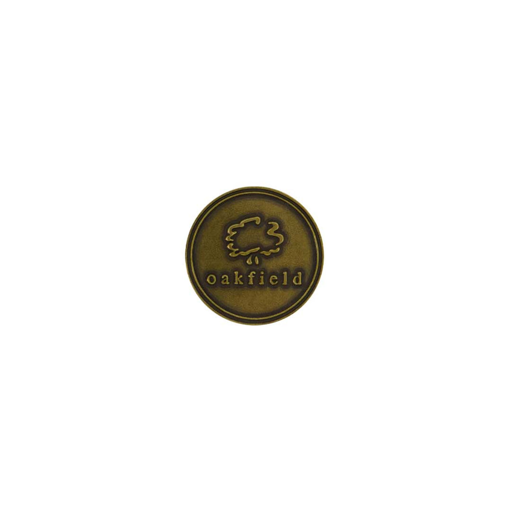 ahead - Oakfield Golf & Country Club Ball Markers (BM4R OAKFIELD - BRASS)
