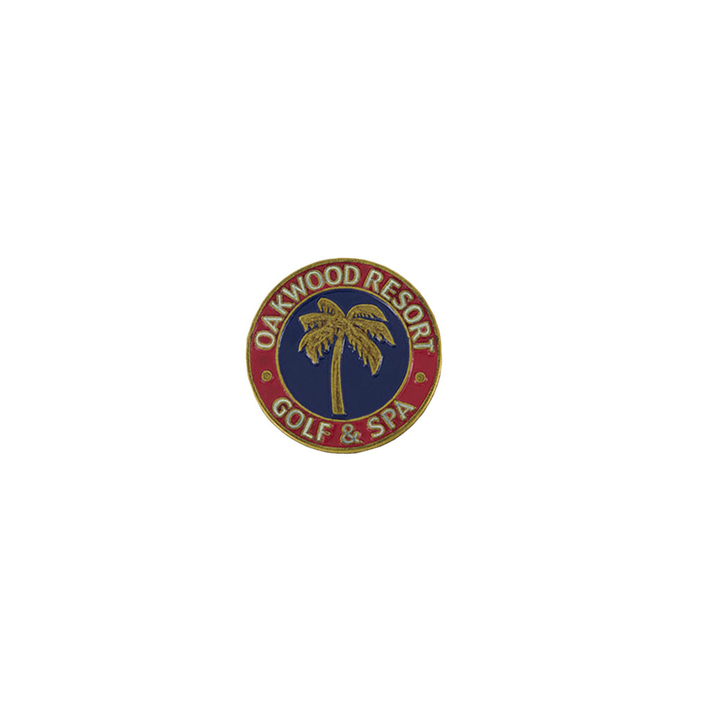 ahead - Oakwood Resort Golf & Spa Ball Markers (BM4 OAK - NVYRED)