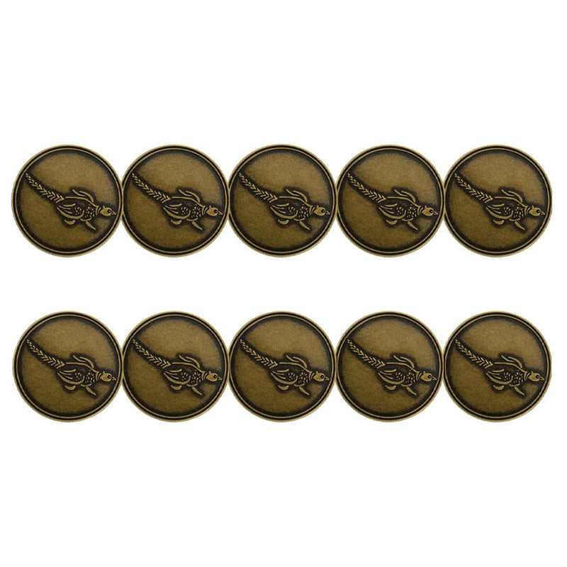 ahead - Pheasant Run Golf Club Ball Markers (BM4 PHEAS - BRASS)