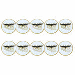 ahead - Raven Golf Club Ball Markers (BM4R RAVEN-WHT)
