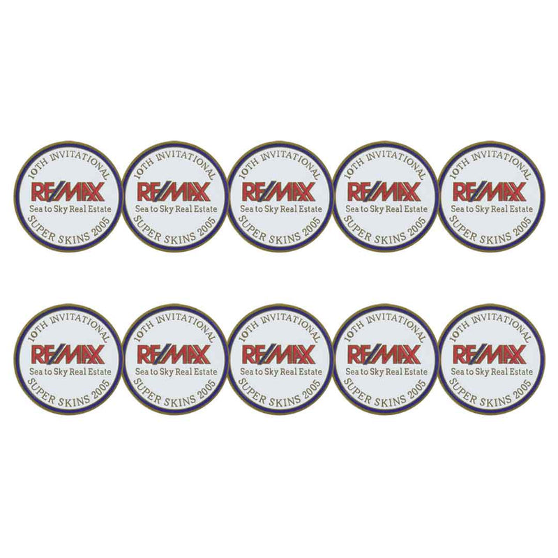 ahead - Remax 10th Invitational Super Skins 2005 Ball Markers (BM4R REMAX - NVY)