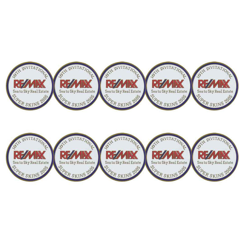 ahead - Remax 10th Invitational Super Skins 2005 Ball Markers (BM4R REMAX - NVY)