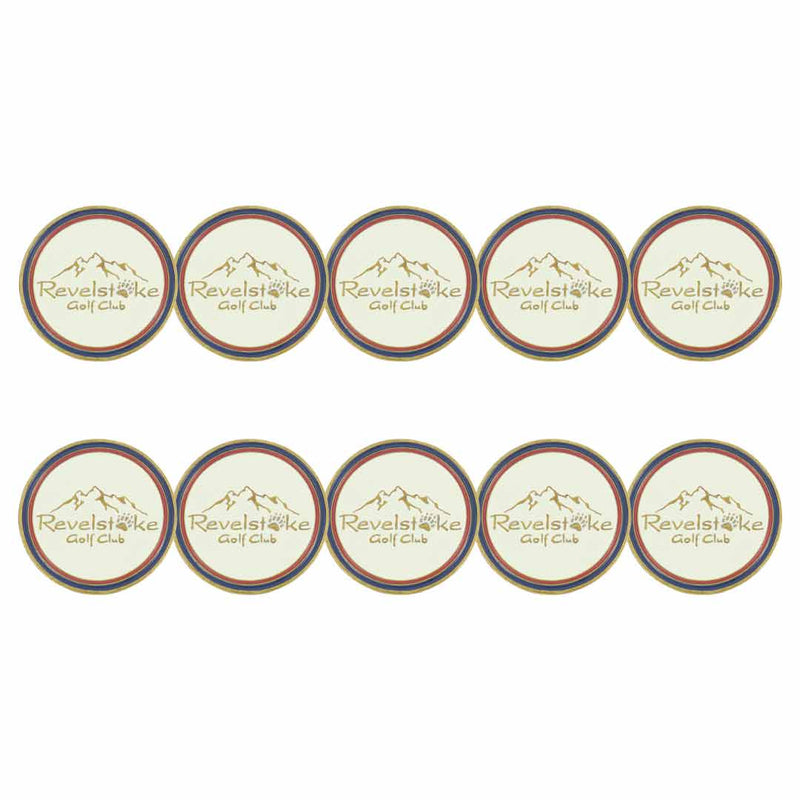ahead - Revelstoke Golf Club Ball Markers (BM4R REVELSTK - WHT)