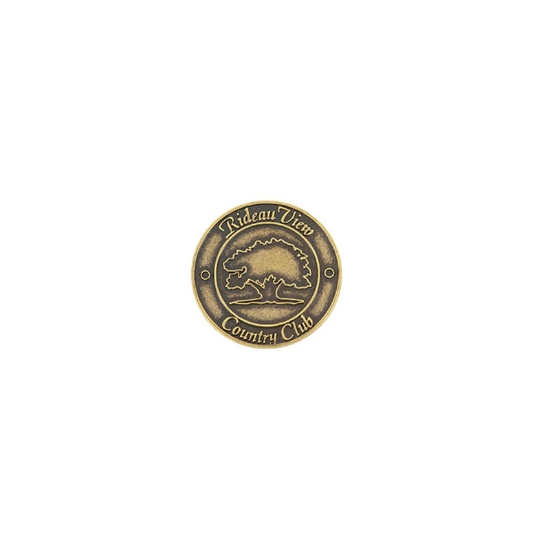 ahead - Rideau View Country Club Golf Ball Markers (BM4 RIDE - BRASS)