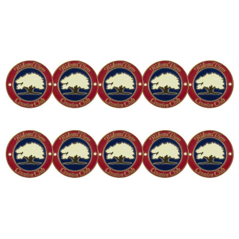 ahead - Rideau View Country Club Golf Ball Markers (BM4 RIDE - REDNVY)