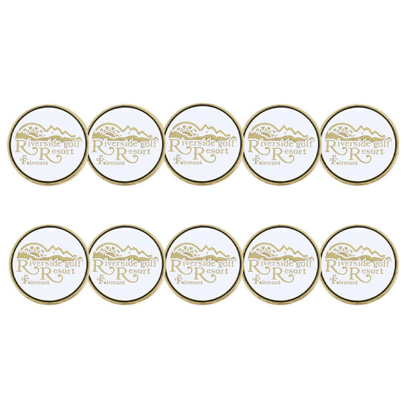 ahead - Riverside Golf Resort Ball Markers (BM RIVERS-WHT)