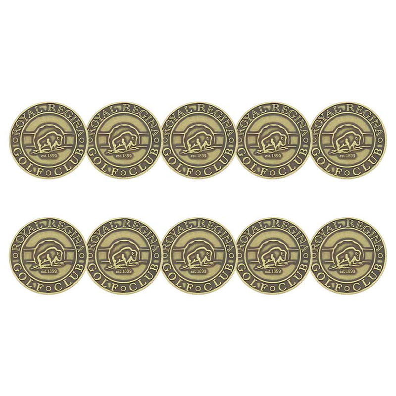 ahead - Royal Regina Golf Club Ball Markers (BM4 REGI-BRSS)