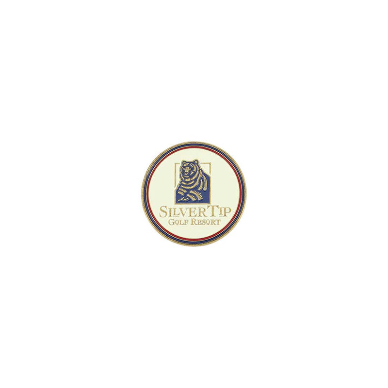 ahead - Silver Tip Golf Resort Ball Markers (BME SILTIP-WHT)