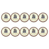 ahead - Silver Tip Golf Resort Ball Markers (BME SILTIP-WHT)
