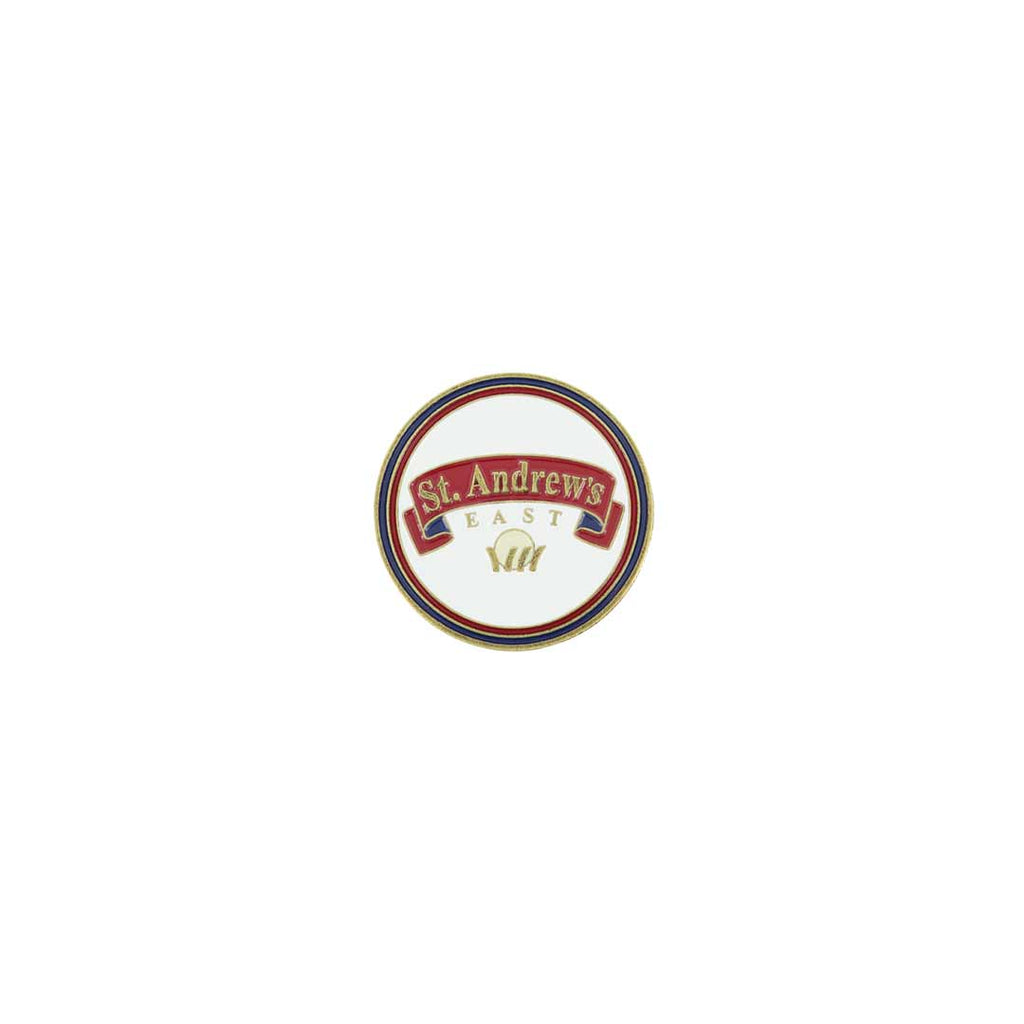 ahead - St. Andrew's East Golf Club Ball Markers (BM4 ST. AE - WHT)