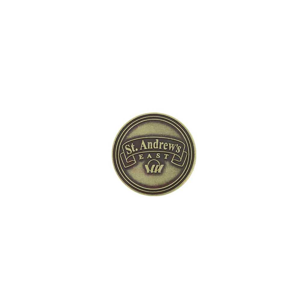 ahead - St. Andrew's East Golf Club Ball Markers (BM4 ST. AE - BRASS)