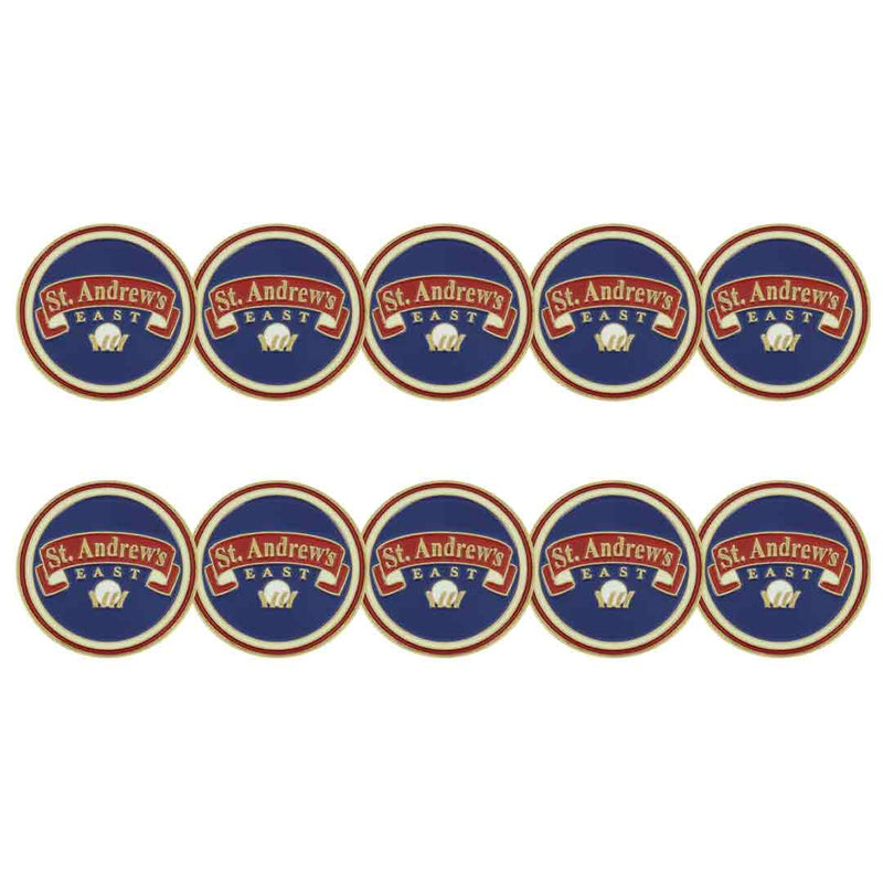 ahead - St. Andrew's East Golf Club Ball Markers (BM4 ST. AE - NVY)