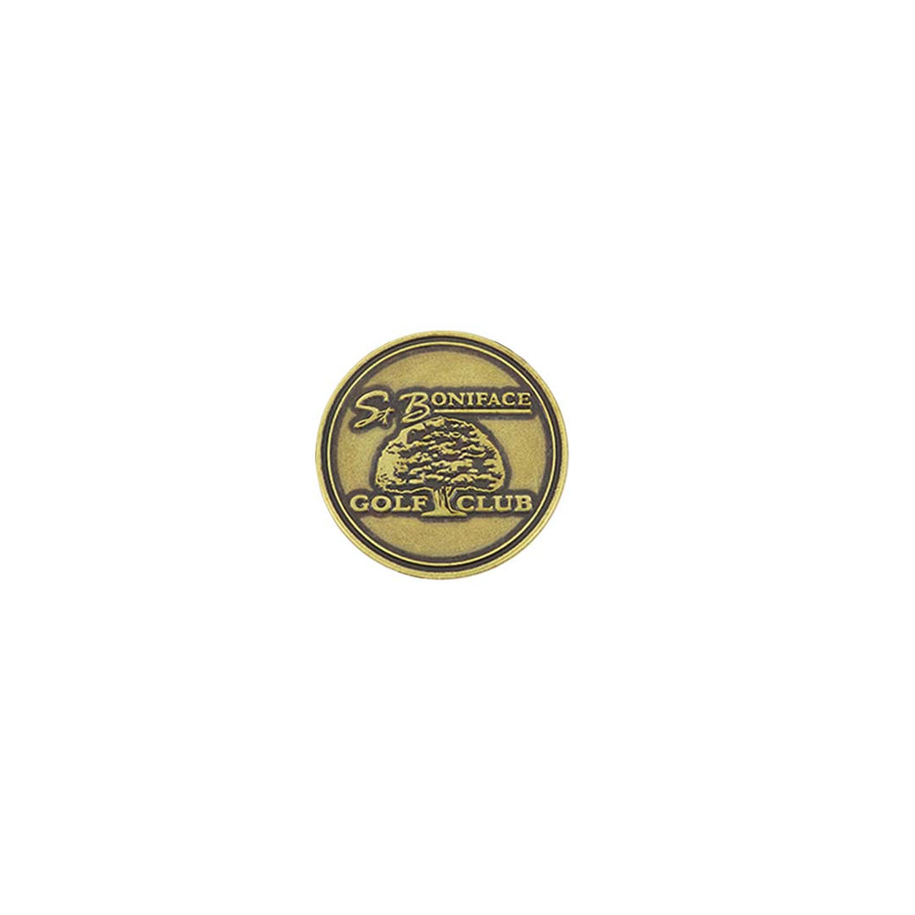 ahead - St. Boniface Golf Club Ball Markers (BM4R BONAF 1 - BRASS)