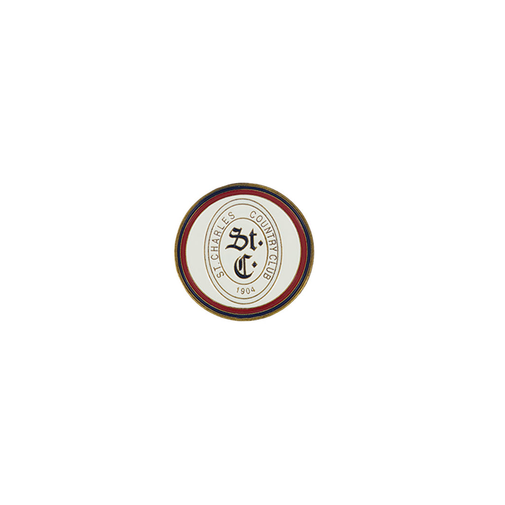 ahead - St. Charles Country Club Golf Ball Markers (BM4 ST. CHAR--WHT-RD)