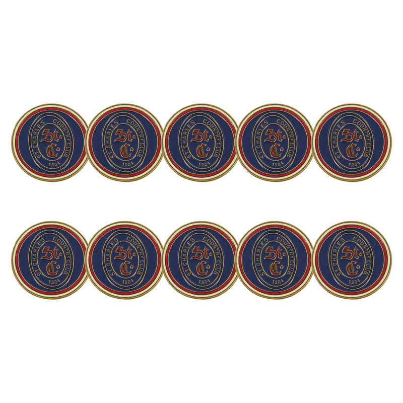 ahead - St. Charles Country Club Ball Markers (BM4 ST. CHAR-NVY-RD)