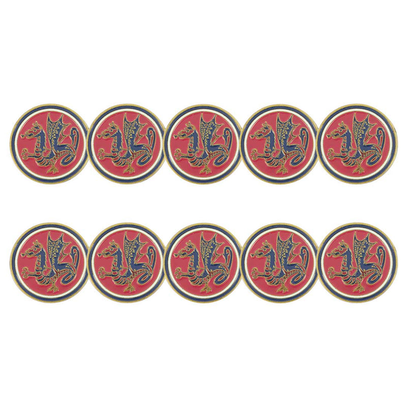 ahead - St. Georges Golf & Country Club Golf Ball Markers (BM4R ST. GEORGES 2 - RED)