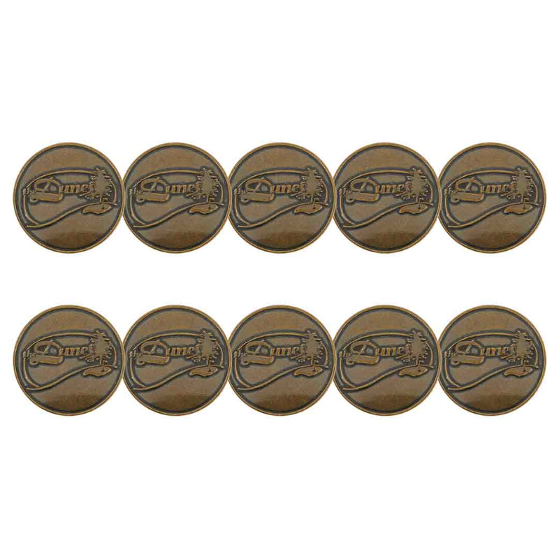 ahead - The Dunes Golf & Winter Club Golf Ball Markers (BM4R DUNE 1 - BRASS)