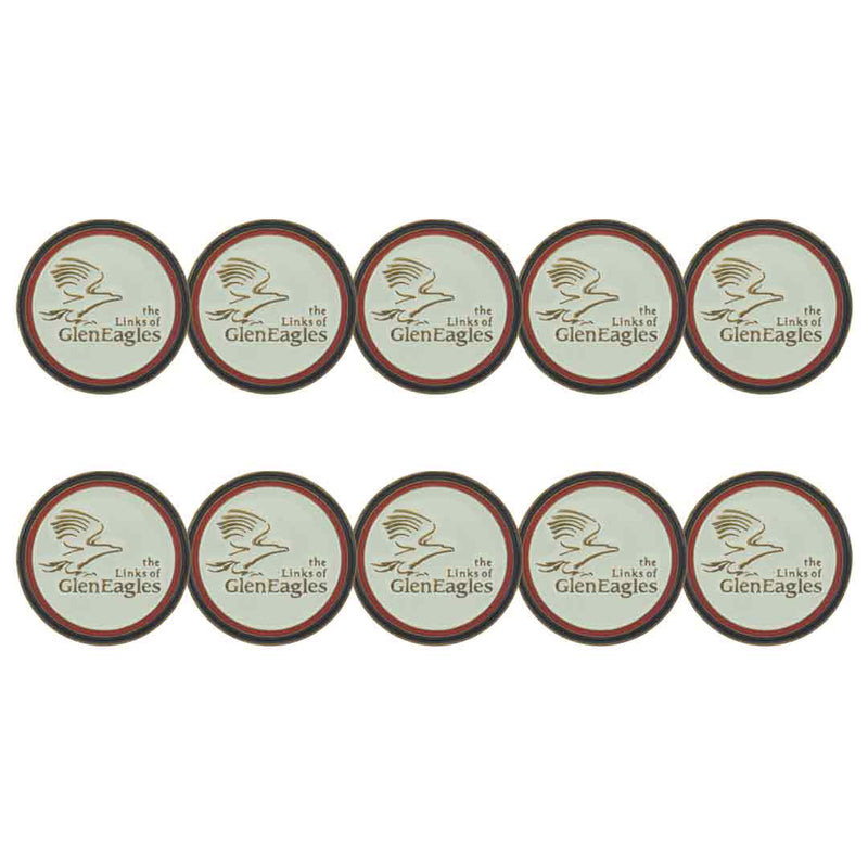 ahead - The Links of GlenEagles Golf Ball Markers (BMGLENEA-WHT)