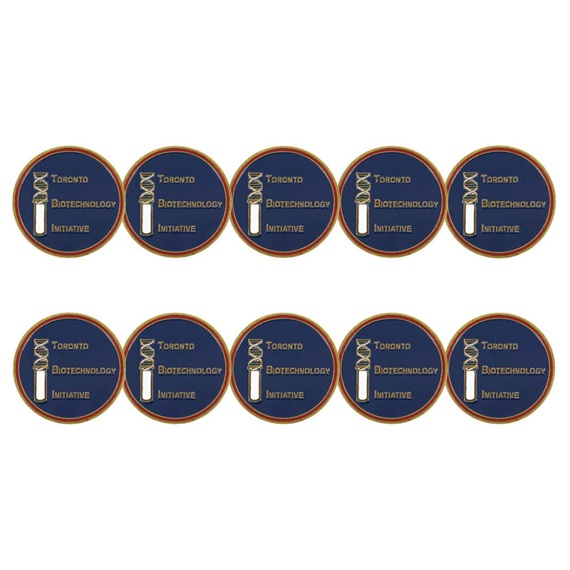 ahead - Toronto Biotechnology Initiative Golf Ball Markers (BM4CCTBI-BLU-WHT)