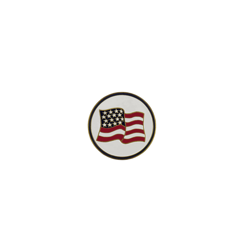 forward - Marqueurs de balle de golf drapeau américain (BM BMAHU7 - WHTRED) 