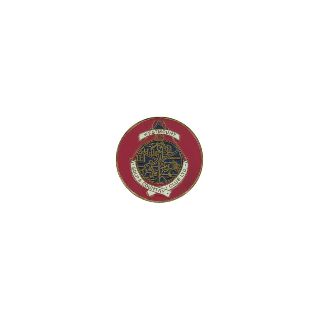ahead - Westmount Golf & Country Club Ball Markers (BM4D WESTMOUNT - RED)